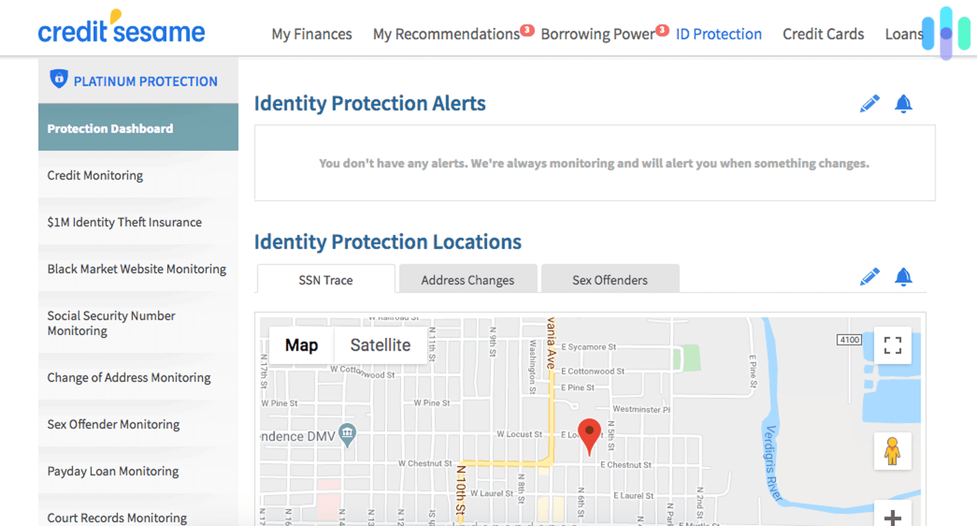 Credit Sesame Identity Protection Alerts Credit Sesame Identity Protection Alerts