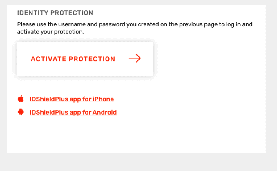 Activating Our Protection with IDShield Activating Our Protection with IDShield