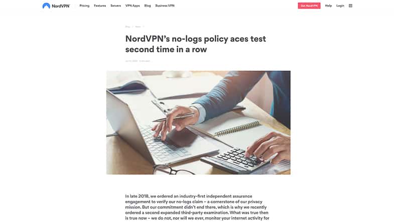 NordVPN No log policy NordVPN No log policy