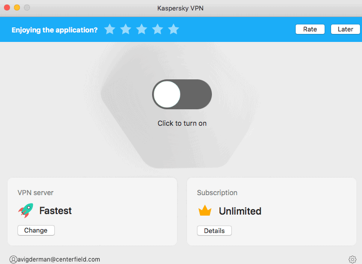 Kaspersky VPN – Mac App On Kaspersky VPN - Mac App On