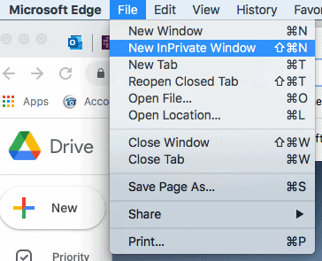 Incognito Mode on Microsoft Edge Incognito Mode on Microsoft Edge