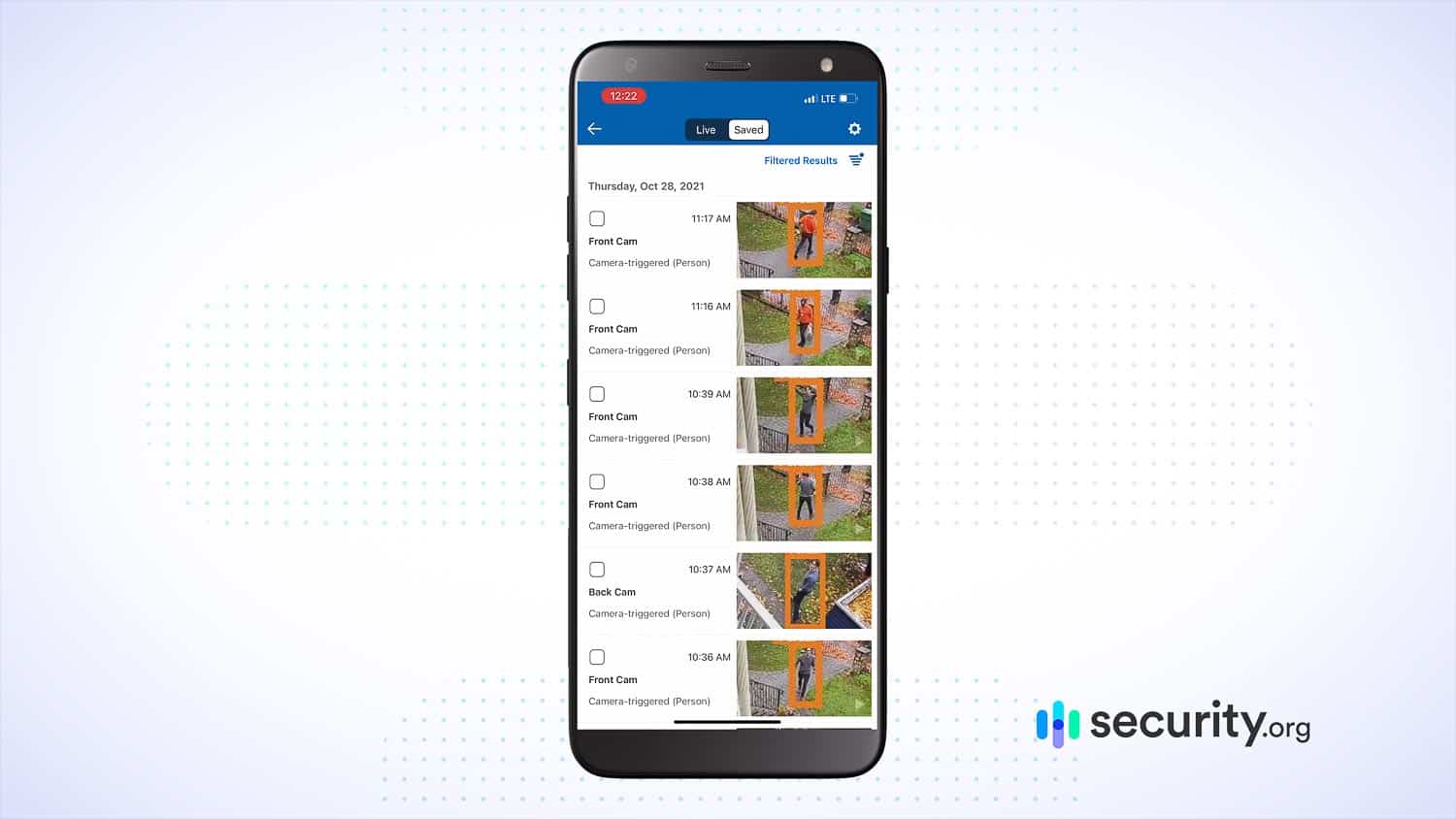 ADT Home Security – Control App Clip History ADT Home Security - Control App Clip History