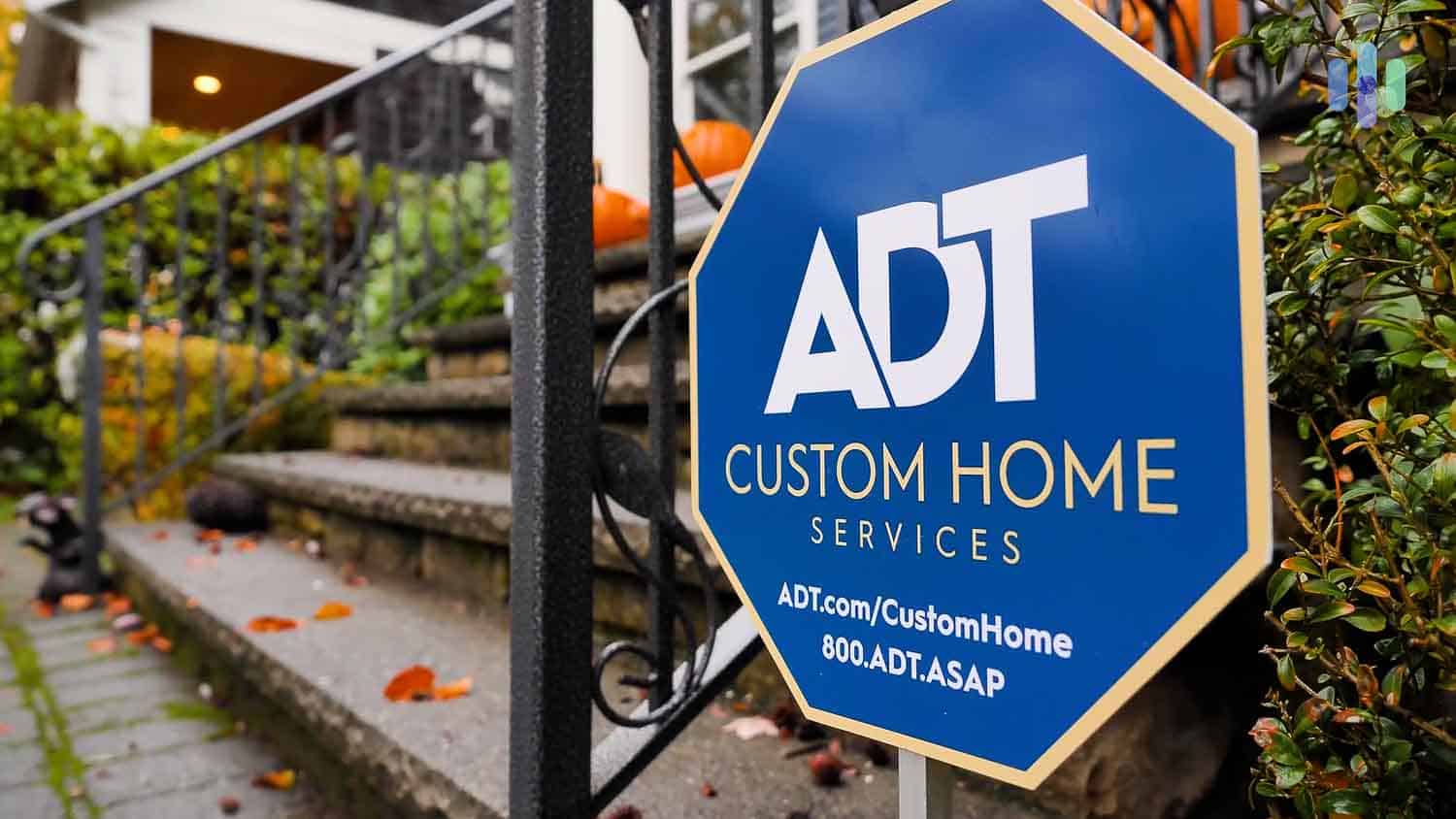 Our ADT Home Security Yard Sign Our ADT Home Security Yard Sign