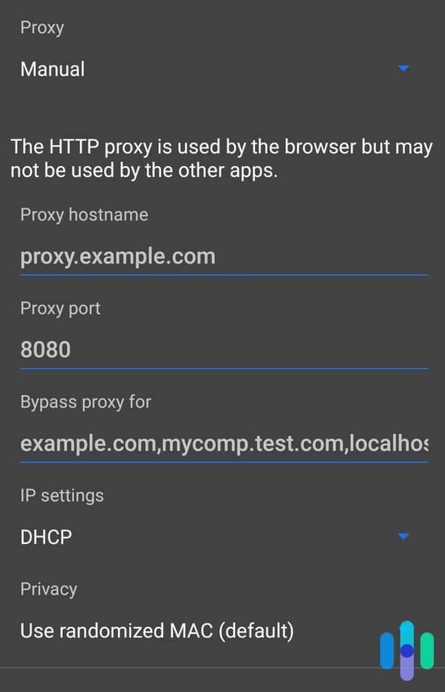 Setting up a proxy on Android Setting up a proxy on Android