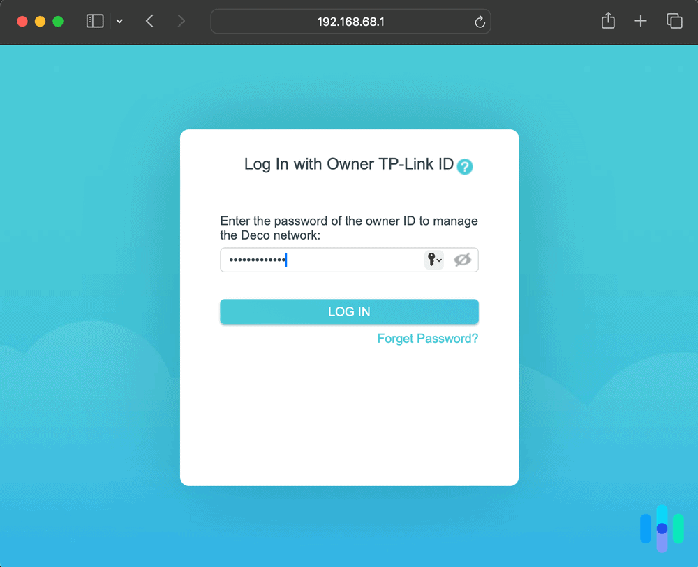Logging into our TP-Link Router Logging into our TP-Link Router
