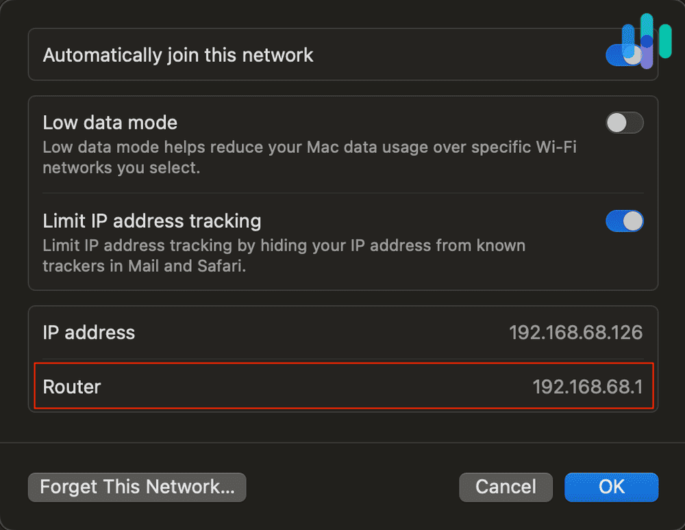 Router IP Address on Mac Router IP Address on Mac