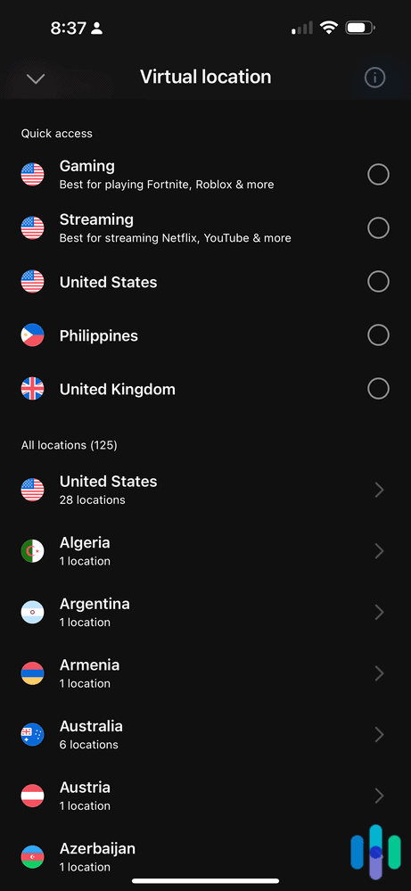 All Hotspot Shield Premium servers (125 locations) All Hotspot Shield Premium servers (125 locations)