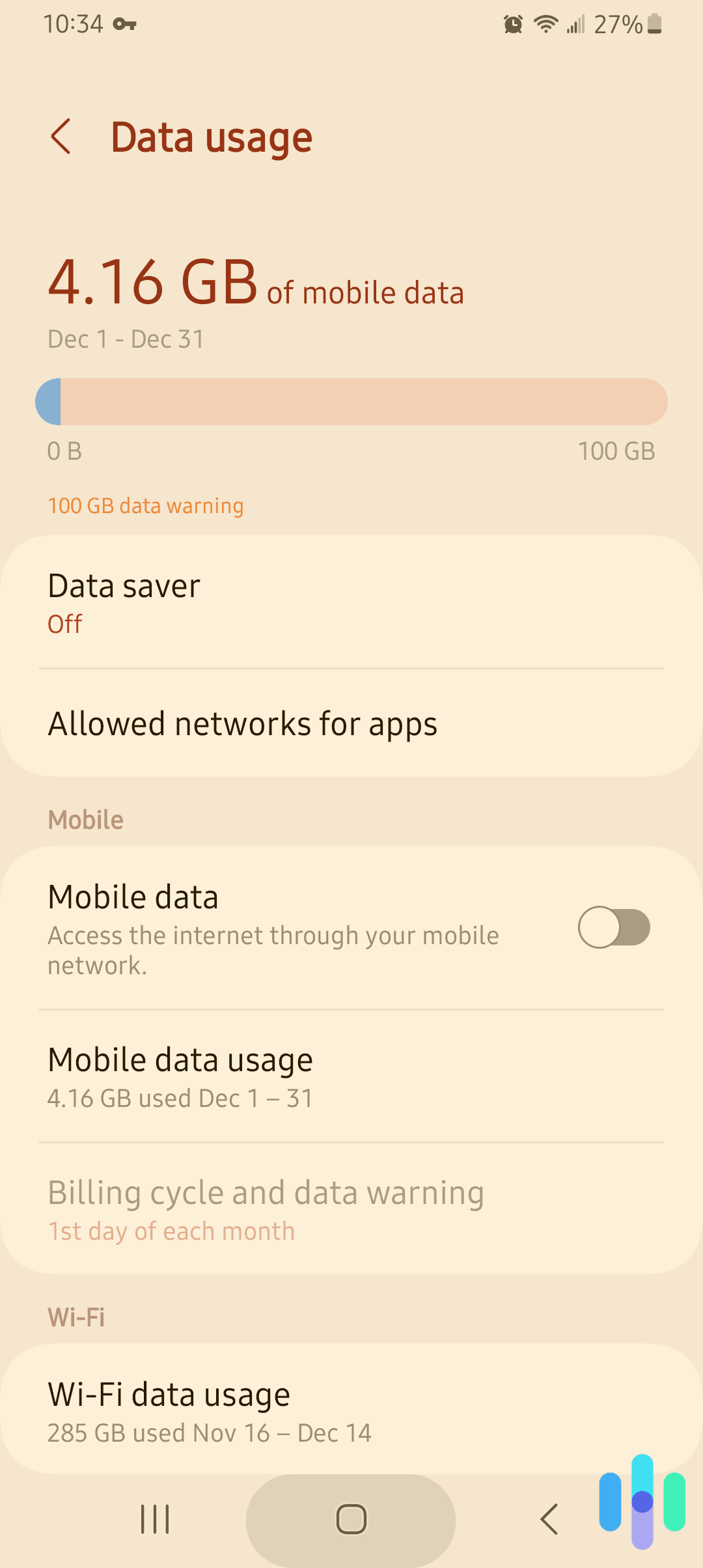 Monitoring Data Usage on Android Monitoring Data Usage on Android