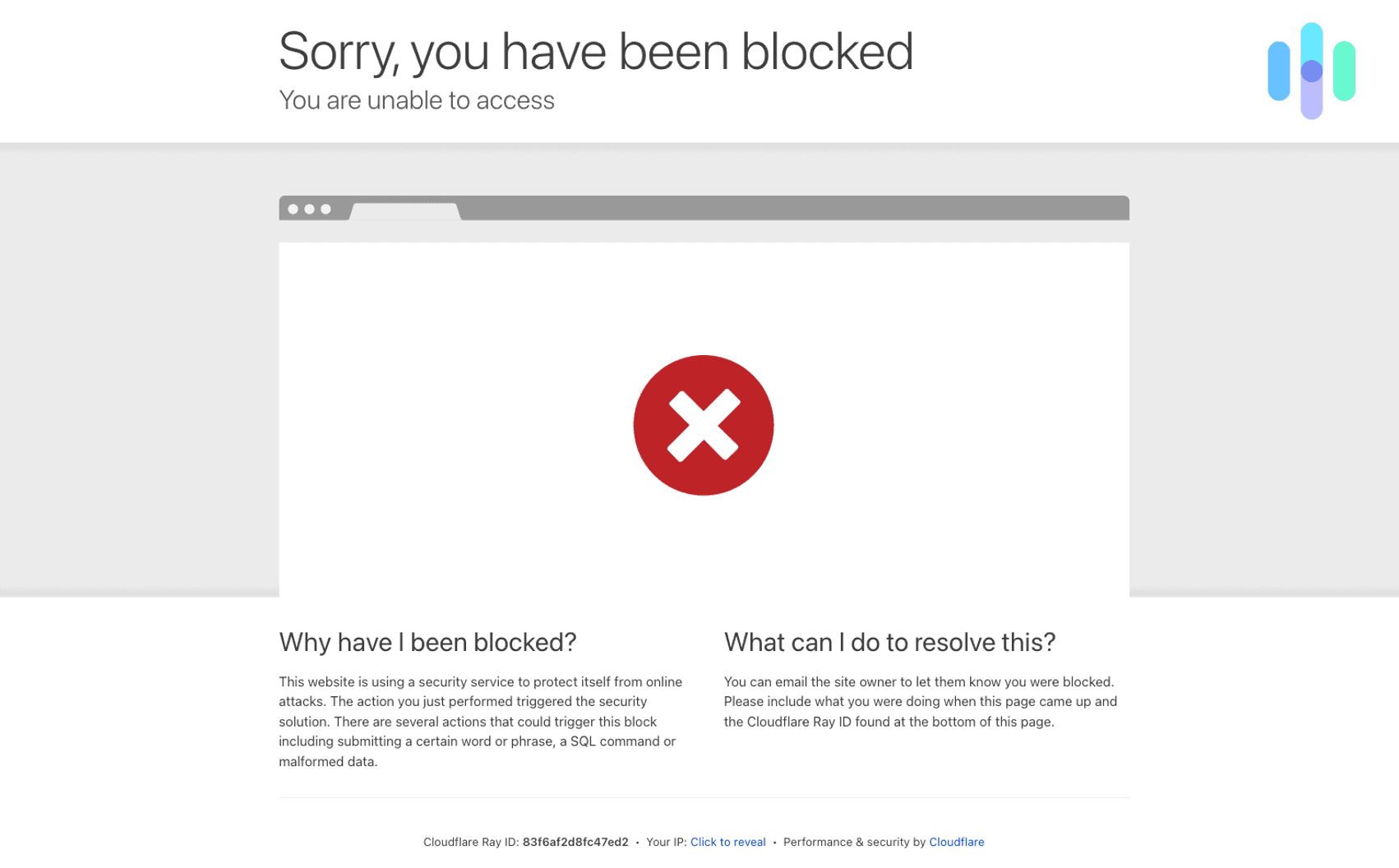 Being Blocked from a website Being Blocked from a website