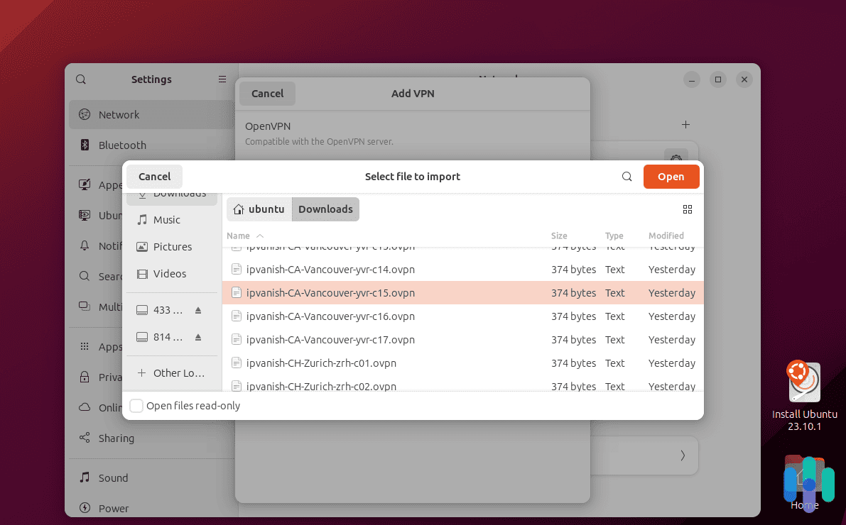 IPVanish manual setup IPVanish manual setup