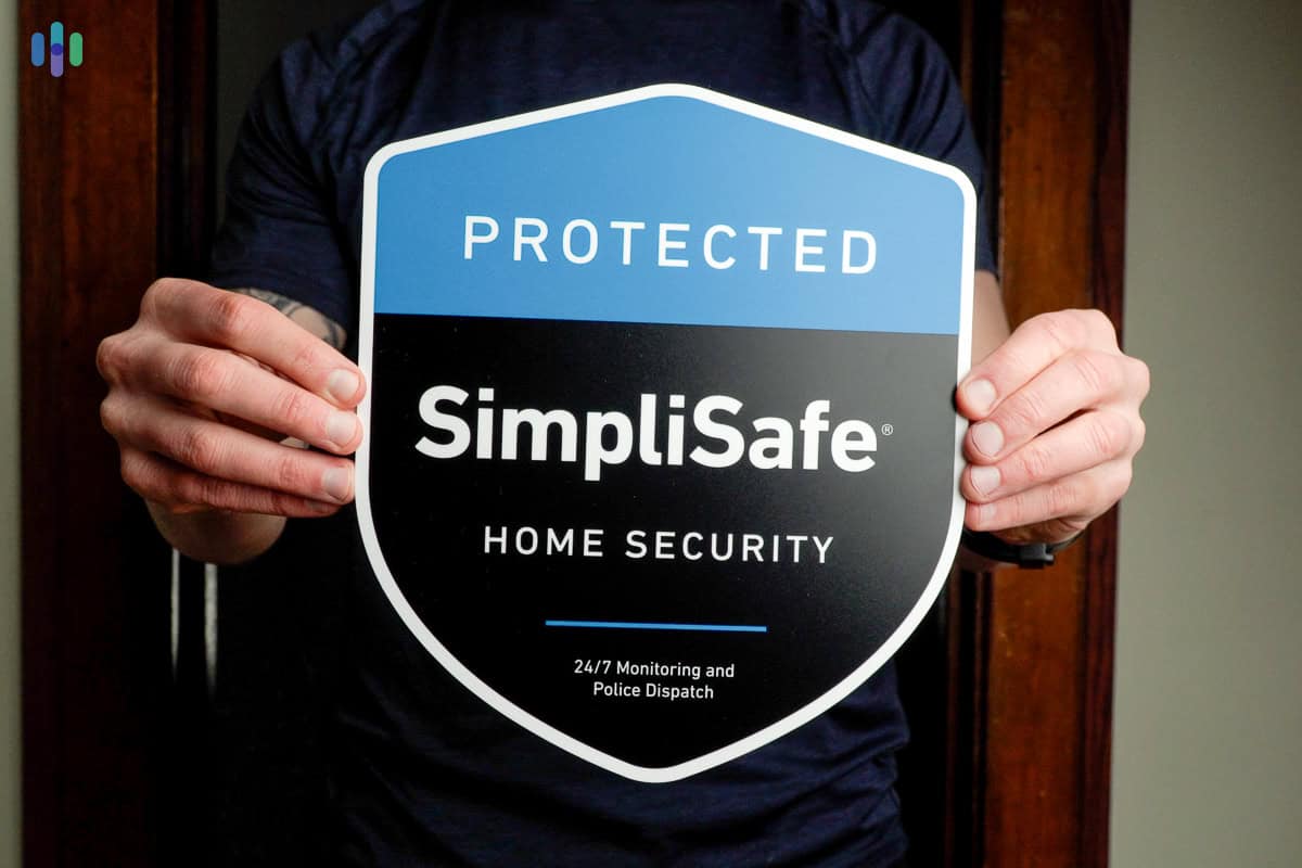 SimpliSafe System yard sign SimpliSafe System yard sign