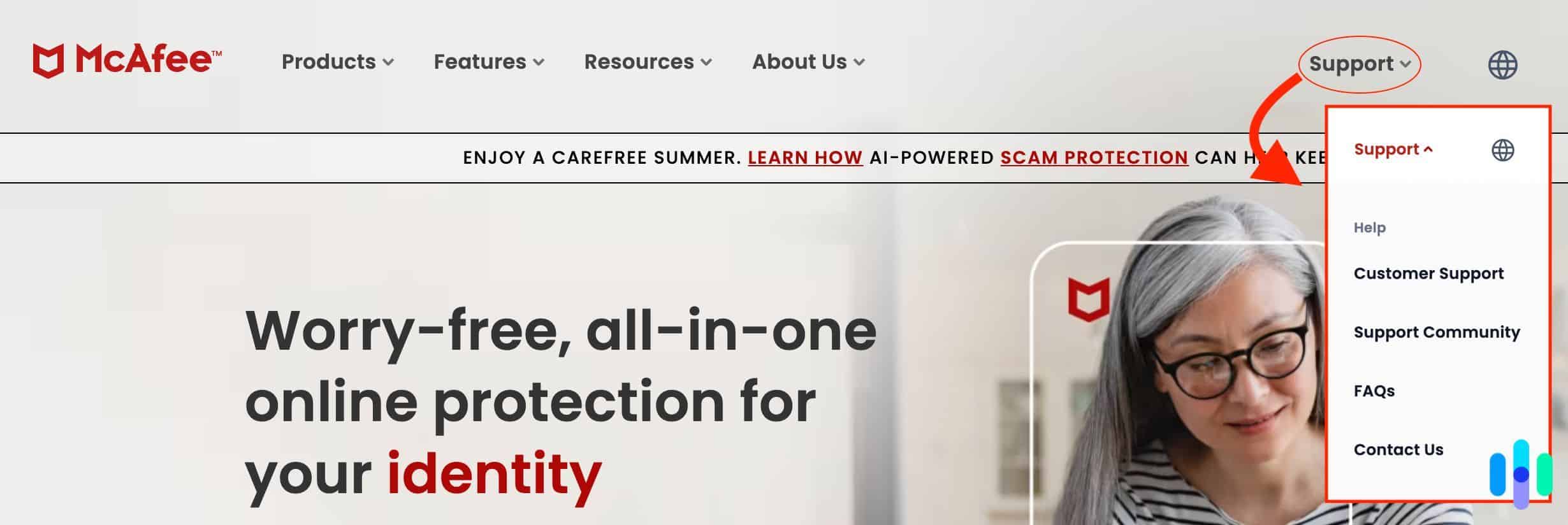 McAfee customer support McAfee customer support