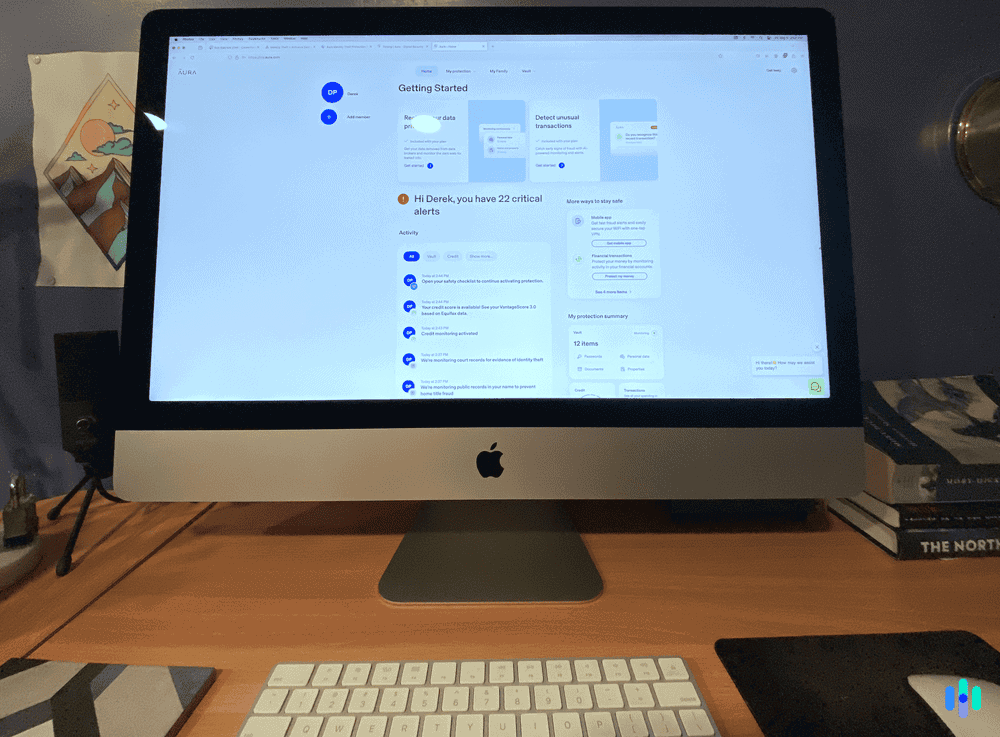 Aura’s features were a little difficult to navigate. Aura’s features were a little difficult to navigate.