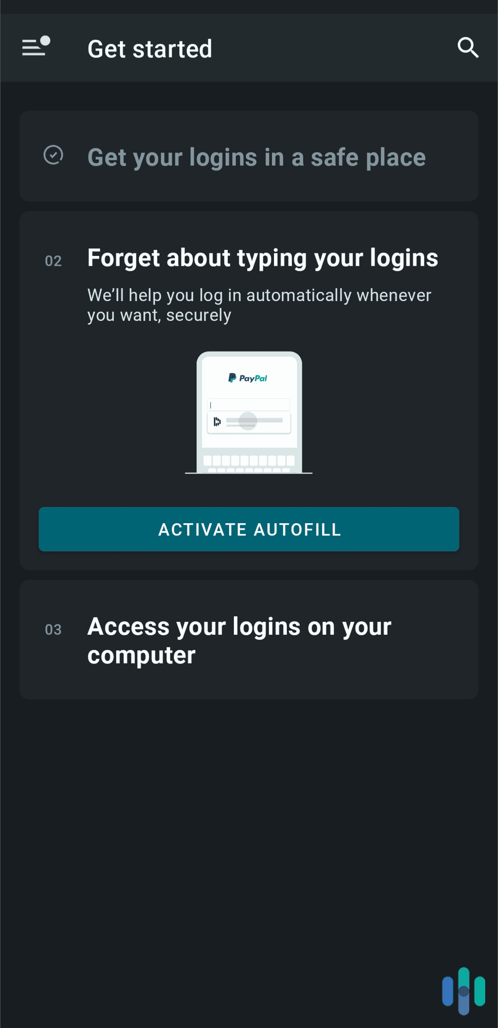 Setting up Dashlane on our Android smartphone Setting up Dashlane on our Android smartphone