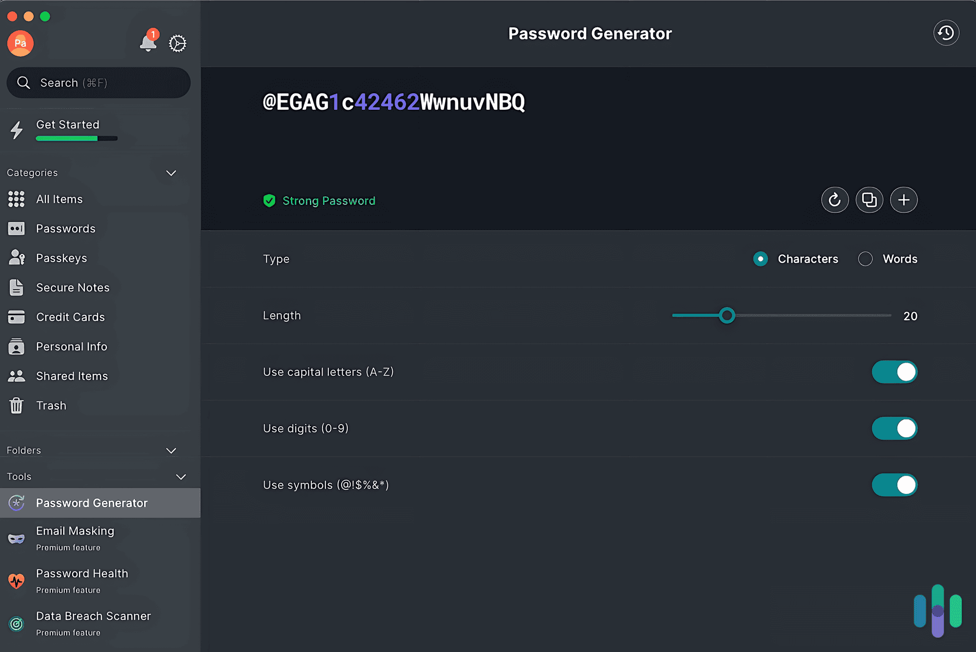 Choosing the perfect new password from NordPass’s Password Generator. Choosing the perfect new password from NordPass’s Password Generator.
