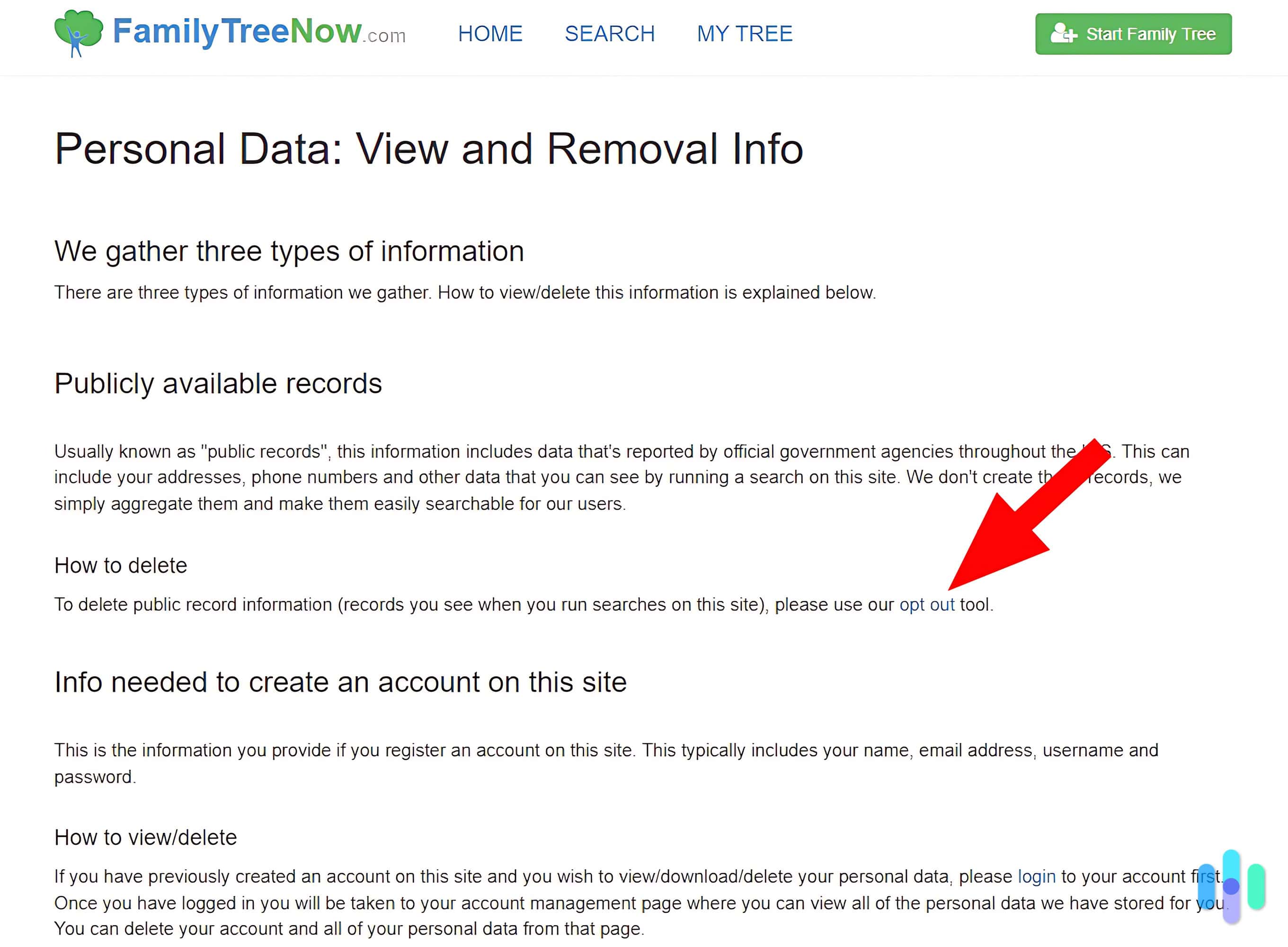 We found the link to the opt-out tool on the “Do Not Sell My Personal” Information page. We found the link to the opt-out tool on the “Do Not Sell My Personal” Information page.