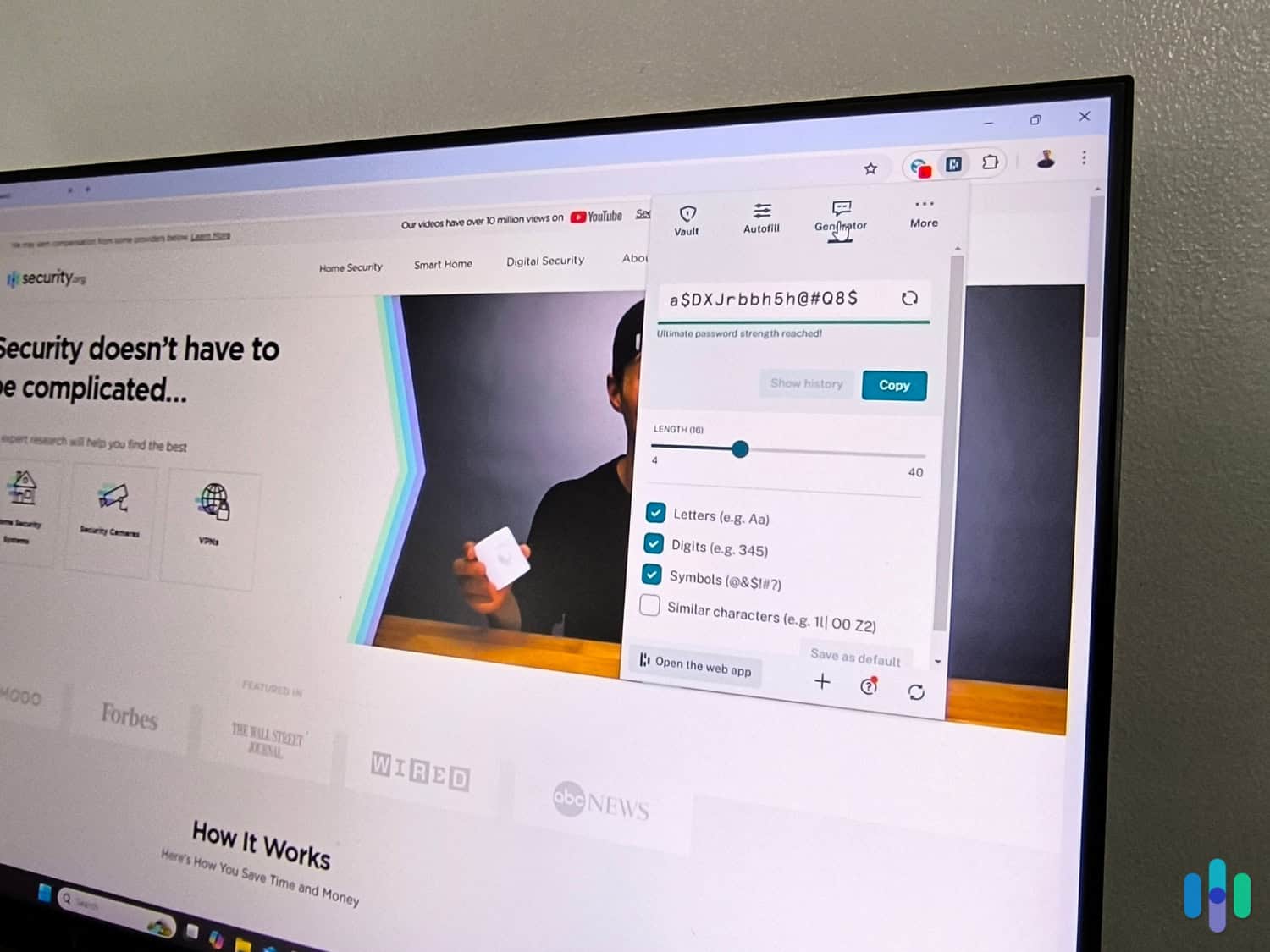 Password generator, a common password manager feature, can create strong passwords for you. Password generator, a common password manager feature, can create strong passwords for you.