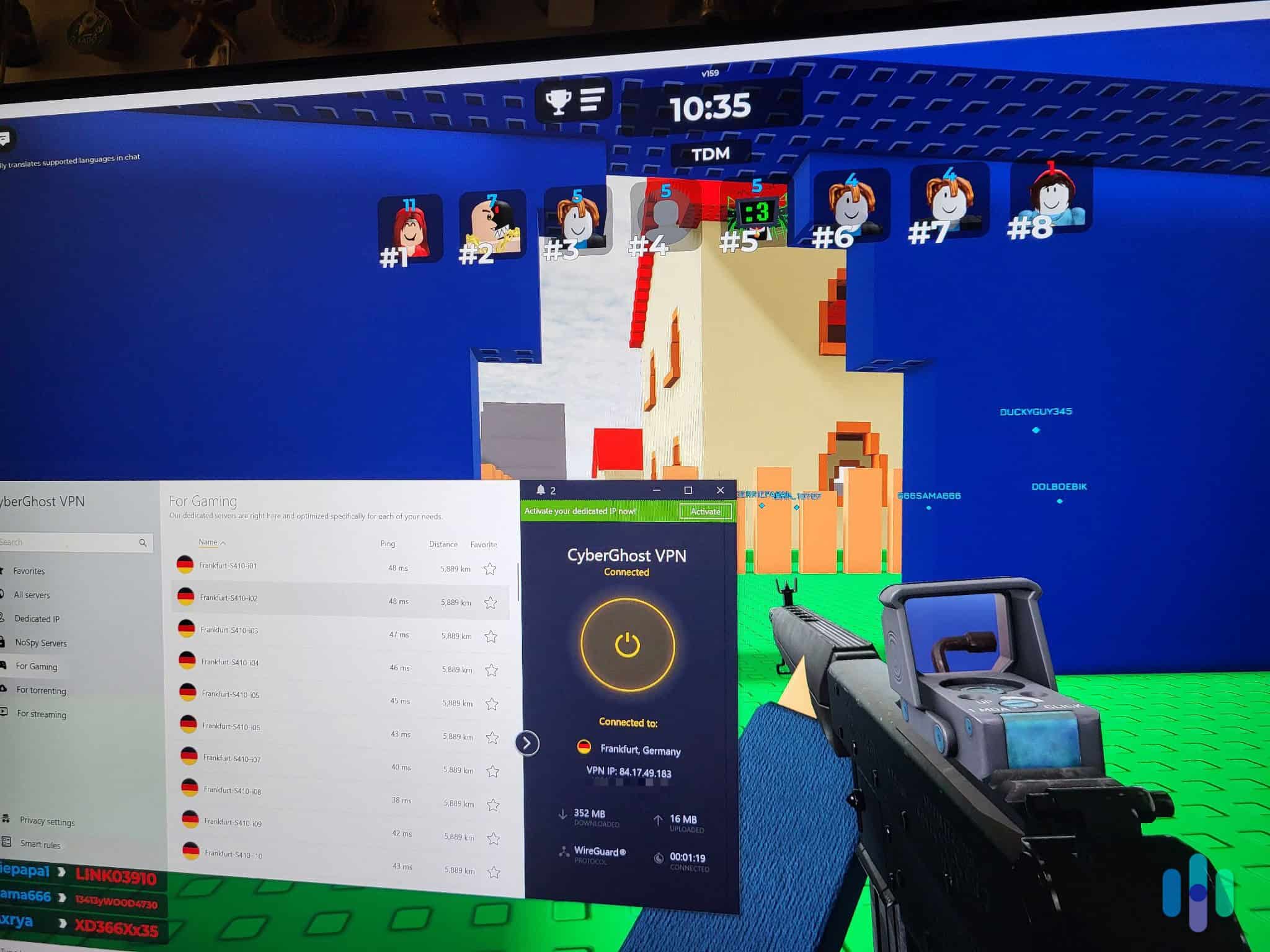 CyberGhost VPN is a great alternative for gamers. CyberGhost VPN is a great alternative for gamers.