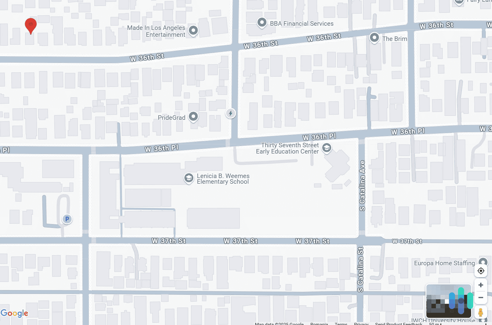 Open Google Street View via the thumbnail in the lower right corner. Open Google Street View via the thumbnail in the lower right corner.