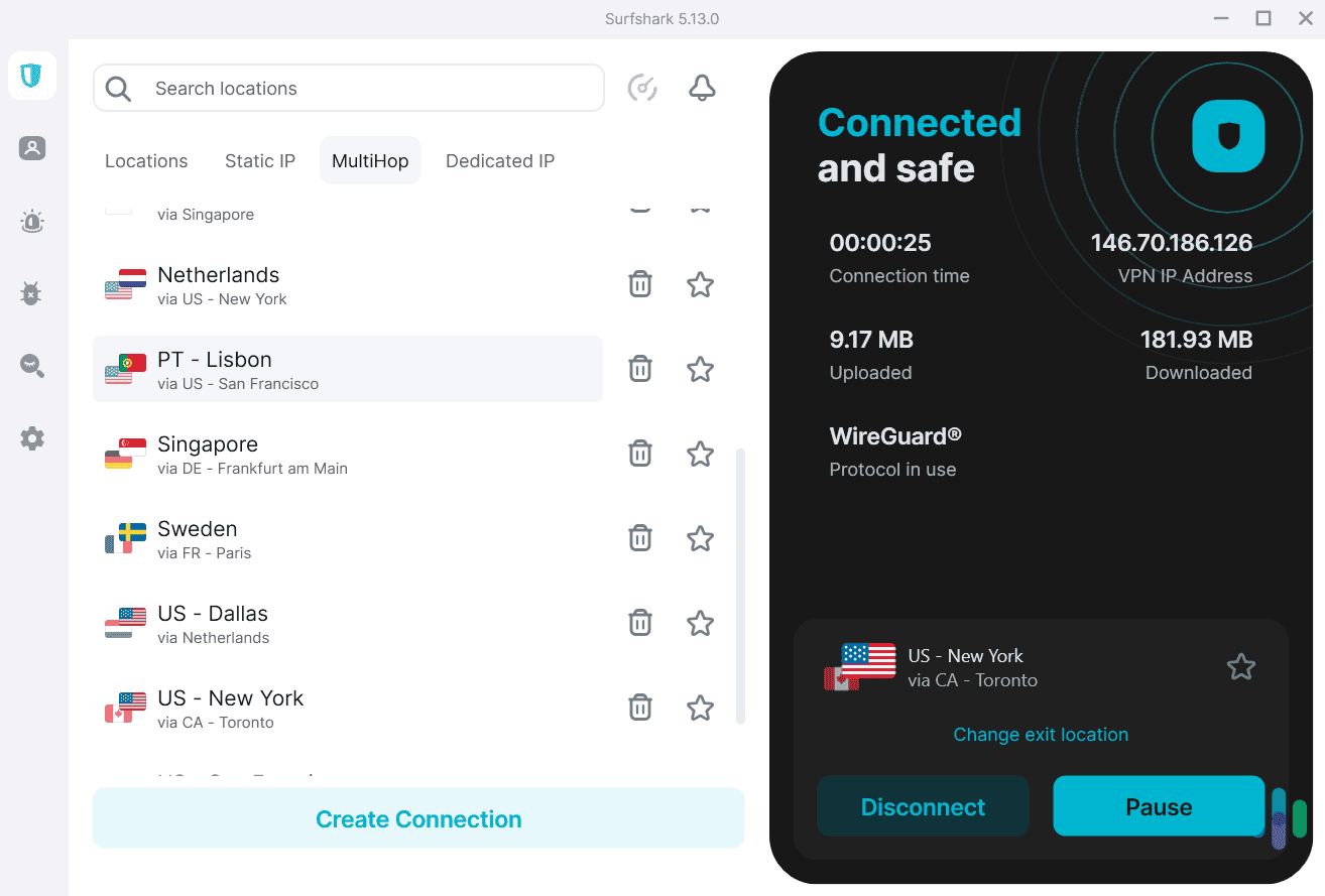 High-end security features, like double VPN servers, might cause noticeable slowdowns. High-end security features, like double VPN servers, might cause noticeable slowdowns.