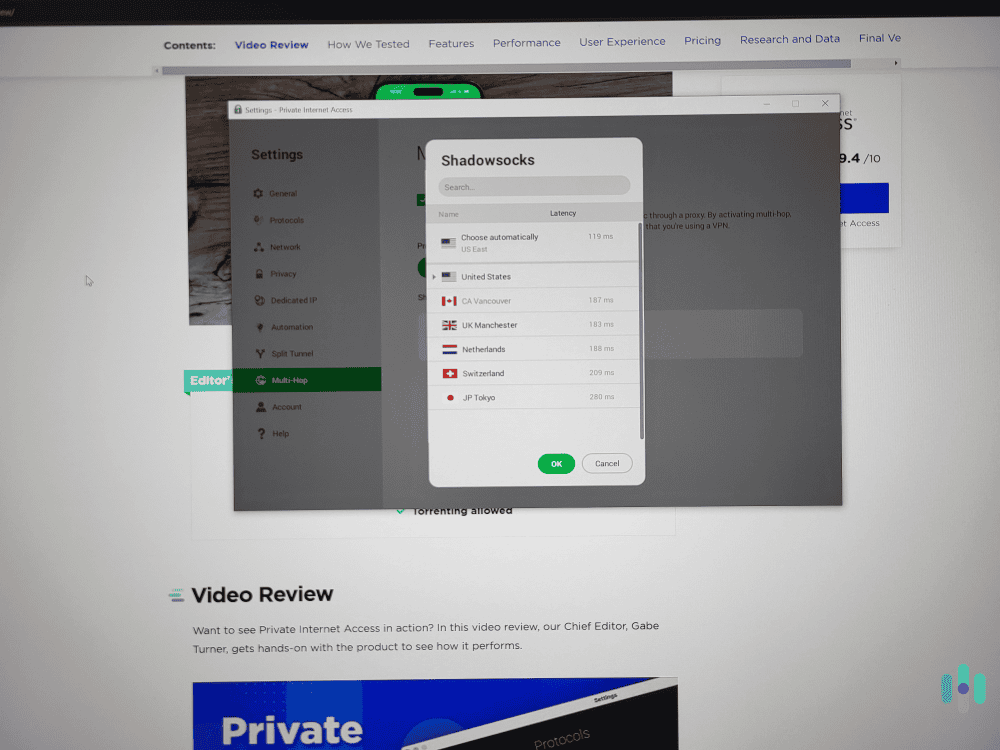 If possible, we recommend choosing a proxy server location that’s close to your physical location. If possible, we recommend choosing a proxy server location that's close to your physical location.