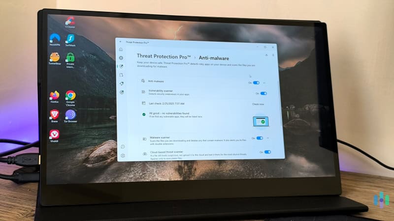 In addition to very fast speeds, NordVPN also has really strong security features (including protection against malware-infected downloads). In addition to very fast speeds, NordVPN also has really strong security features (including protection against malware-infected downloads).