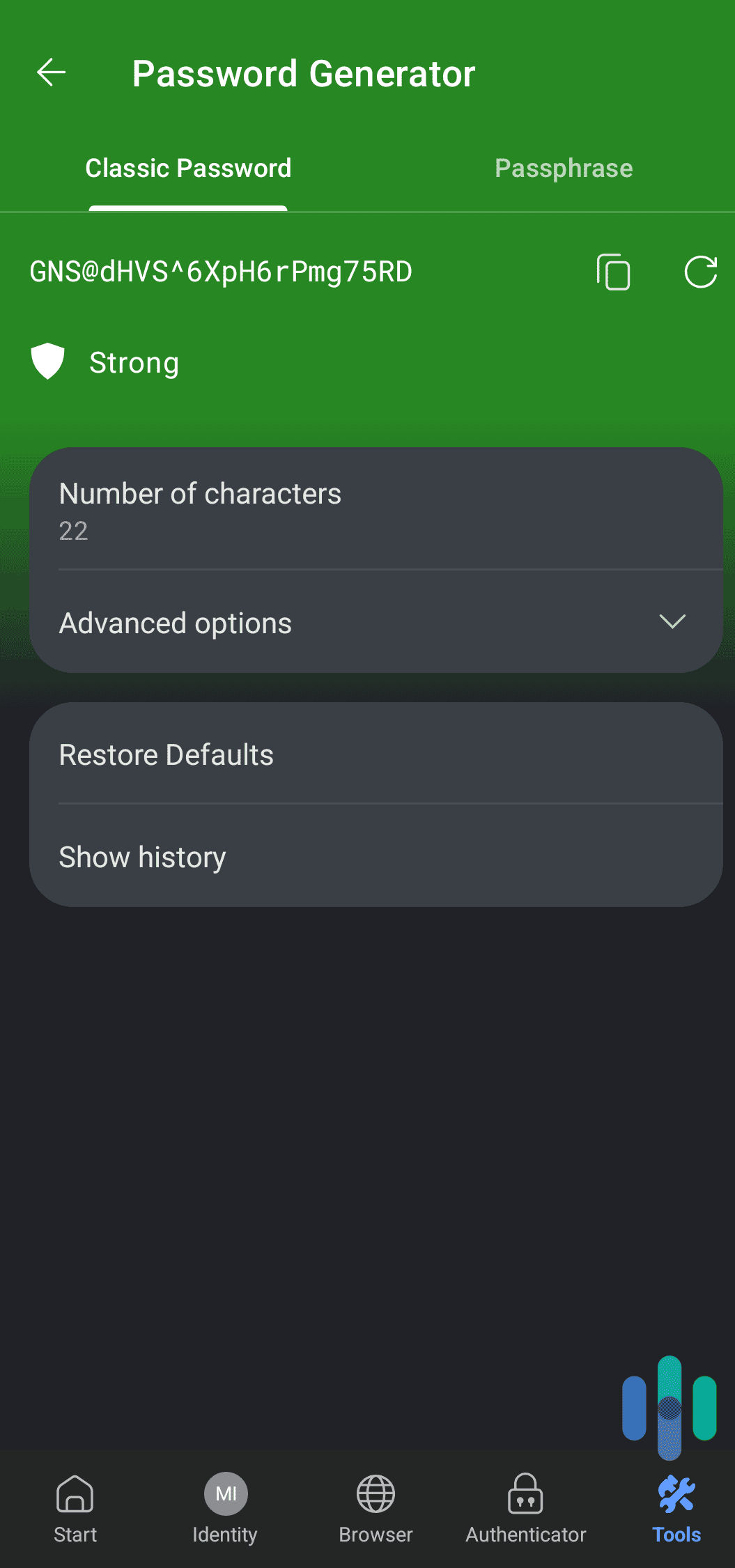 Creating some more secure passwords with RoboForms random generator Creating some more secure passwords with RoboForms random generator
