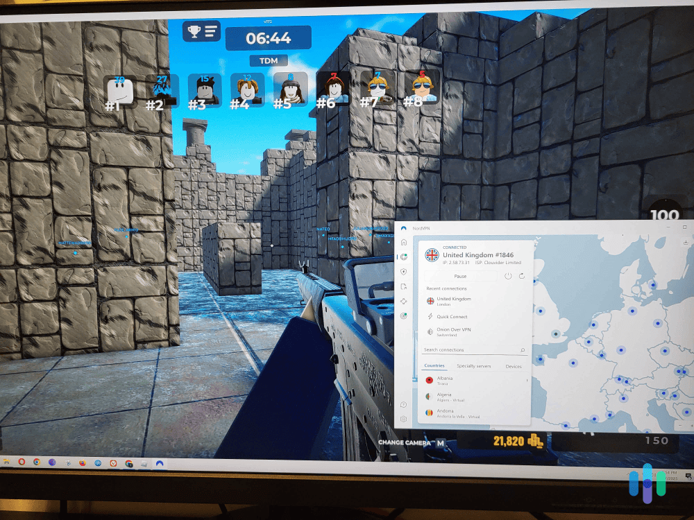 Thanks to the digital map, we were able to quickly find and connect to a server, and then play Roblox. Thanks to the digital map, we were able to quickly find and connect to a server, and then play Roblox.