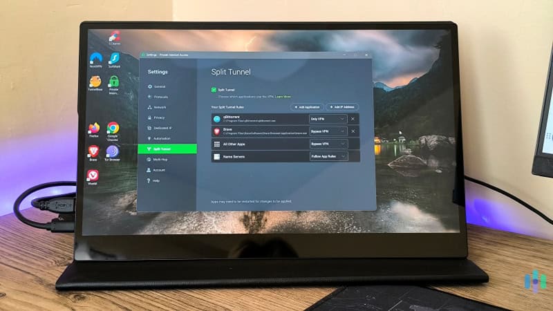 We got a pretty good speed boost when we used the split-tunneling feature to only route P2P traffic through the VPN connection. We got a pretty good speed boost when we used the split-tunneling feature to only route P2P traffic through the VPN connection.