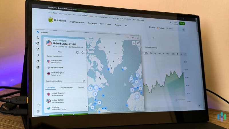 When we used NordVPN_s apps, we found them extremely intuitive. When we used NordVPN's apps, we found them extremely intuitive.