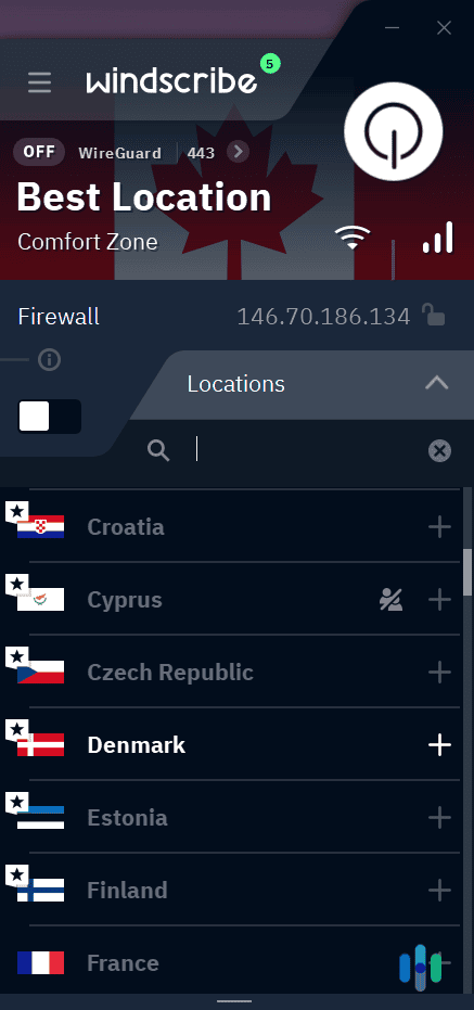 If we connected to Windscribe’s Cyprus servers, we would not be able to torrent since it blocks P2P connections. If we connected to Windscribe’s Cyprus servers, we would not be able to torrent since it blocks P2P connections.