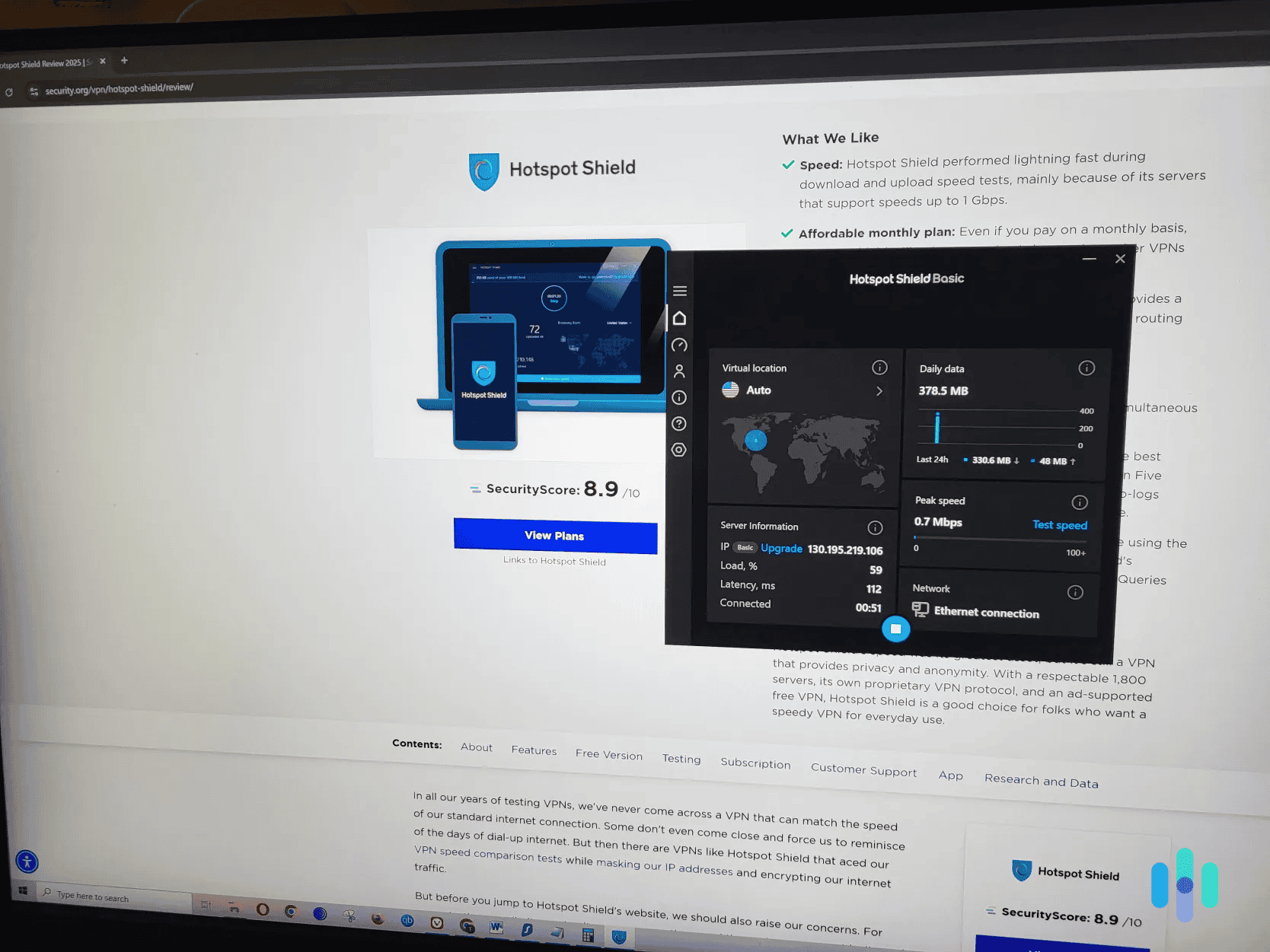 With Hotspot Shield, free users on desktop get unlimited bandwidth and unrestricted connection speeds. With Hotspot Shield, free users on desktop get unlimited bandwidth and unrestricted connection speeds.
