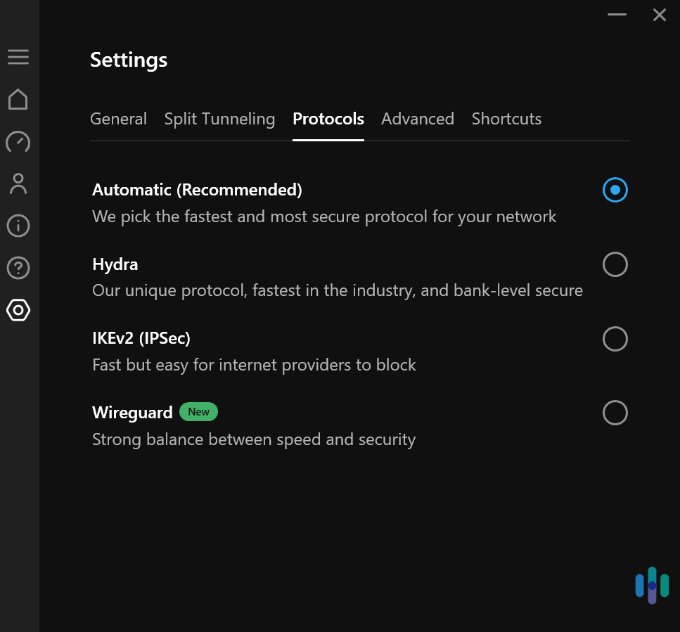 Hotspot Shield provides built-in access to very secure VPN protocols. Hotspot Shield provides built-in access to very secure VPN protocols.