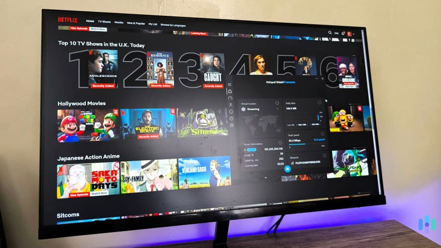 Hotspot Shield worked with most top streaming services in our tests. Hotspot Shield worked with most top streaming services in our tests.