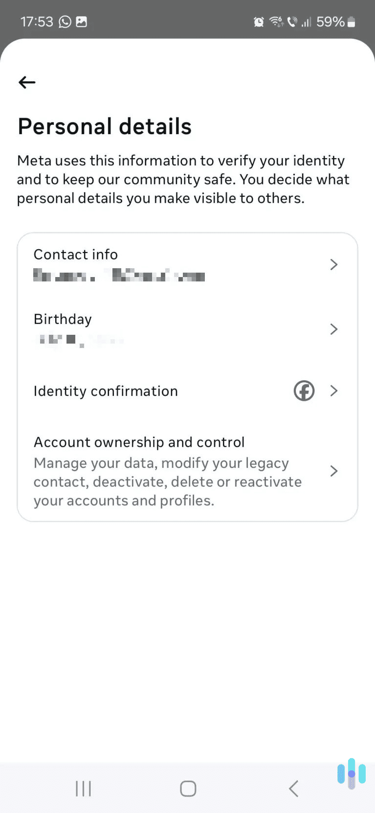 Head to the account ownership settings menu. Head to the account ownership settings menu.