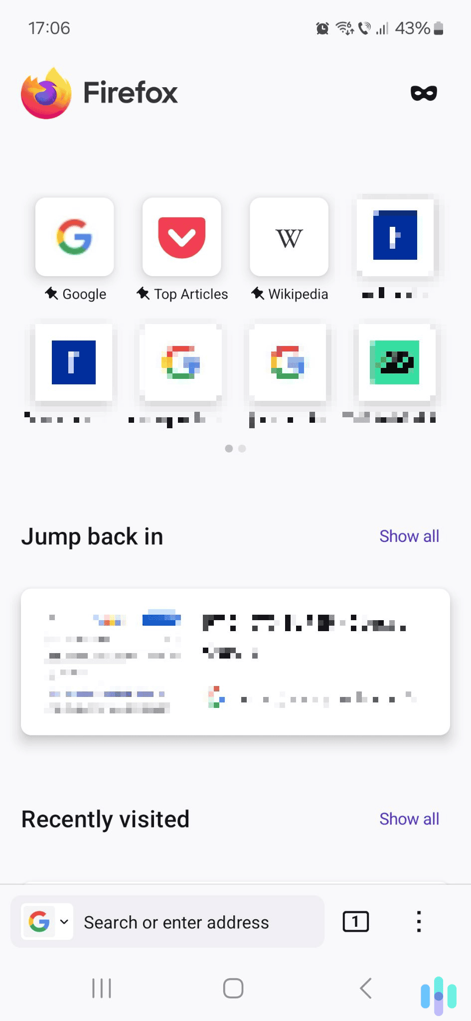 Use the three-dot icon to open Firefox’s main menu. Use the three-dot icon to open Firefox’s main menu.