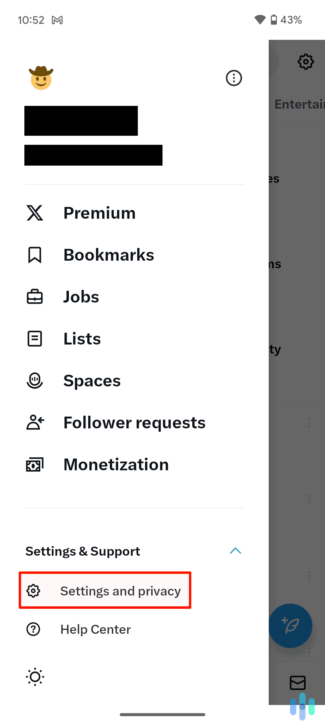 Accessing our X privacy settings on our Android Accessing our X privacy settings on our Android