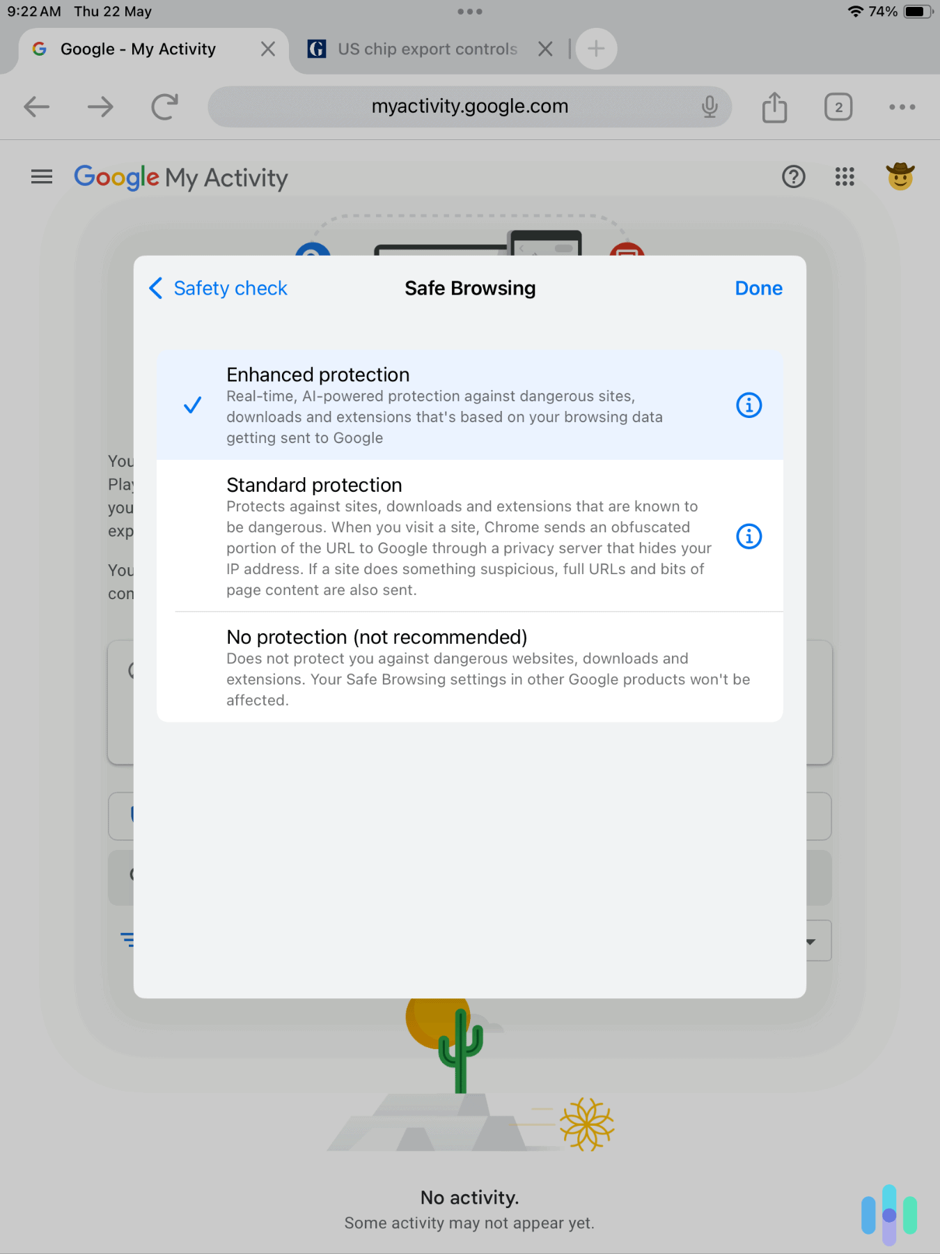 Adding Enhanced protection to our Google searches Adding Enhanced protection to our Google searches