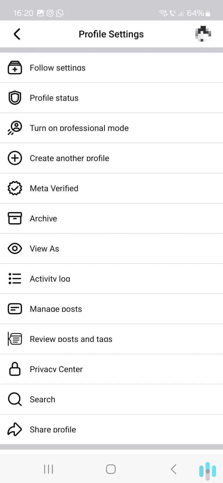 Find and tap on the activity log option. Find and tap on the activity log option.