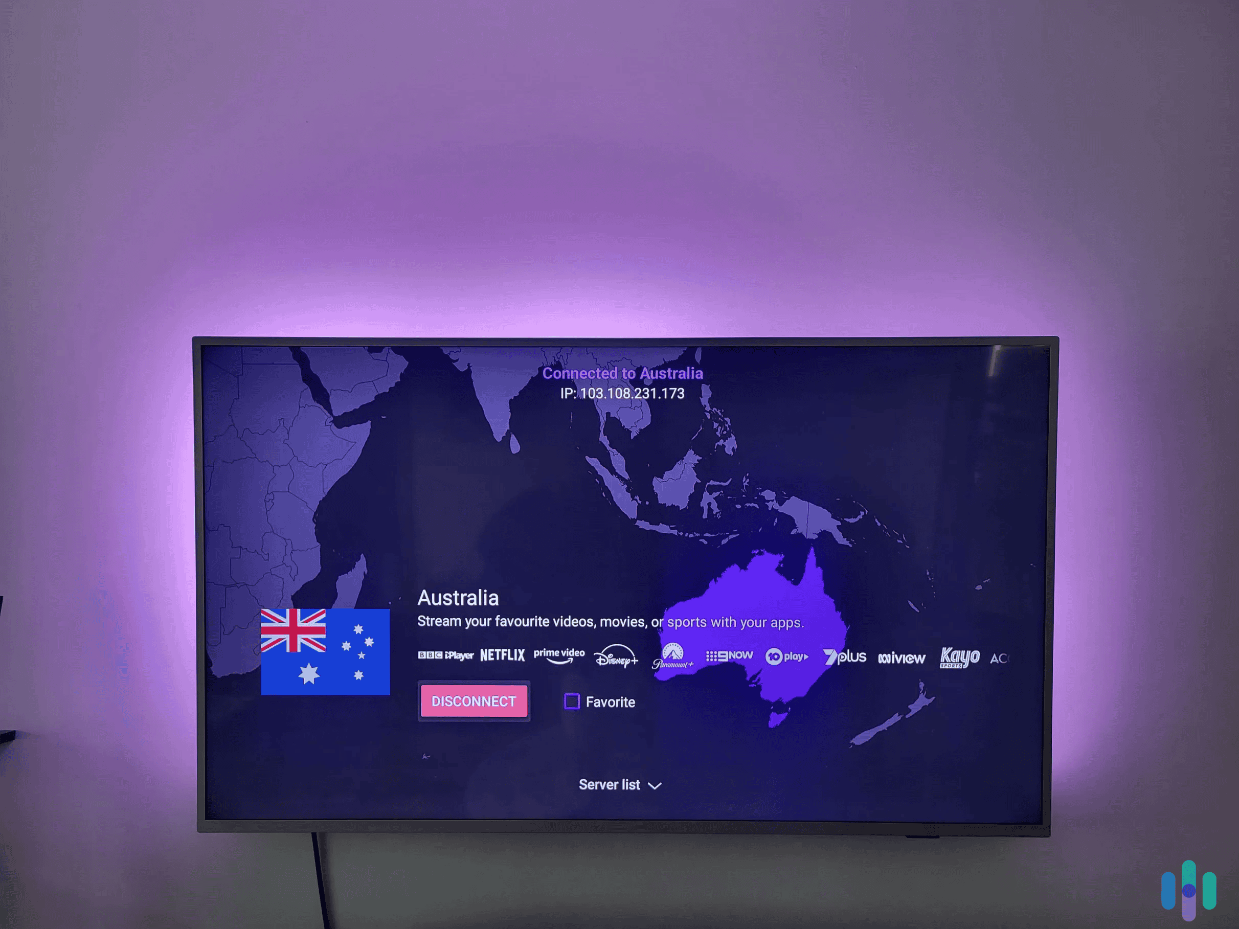 We tested Proton VPN’s Android TV app, and found it easy to navigate with our remote. We tested Proton VPN's Android TV app, and found it easy to navigate with our remote.