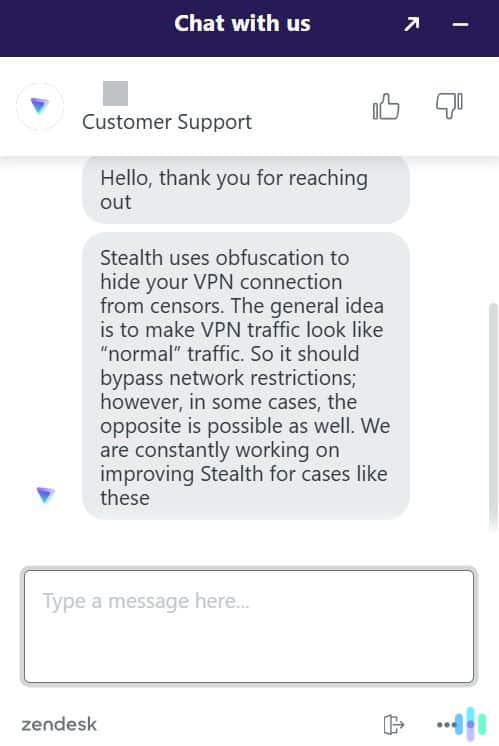 We tested Proton VPN’s live chat, and most of its reps were very helpful and responsive. We tested Proton VPN's live chat, and most of its reps were very helpful and responsive.