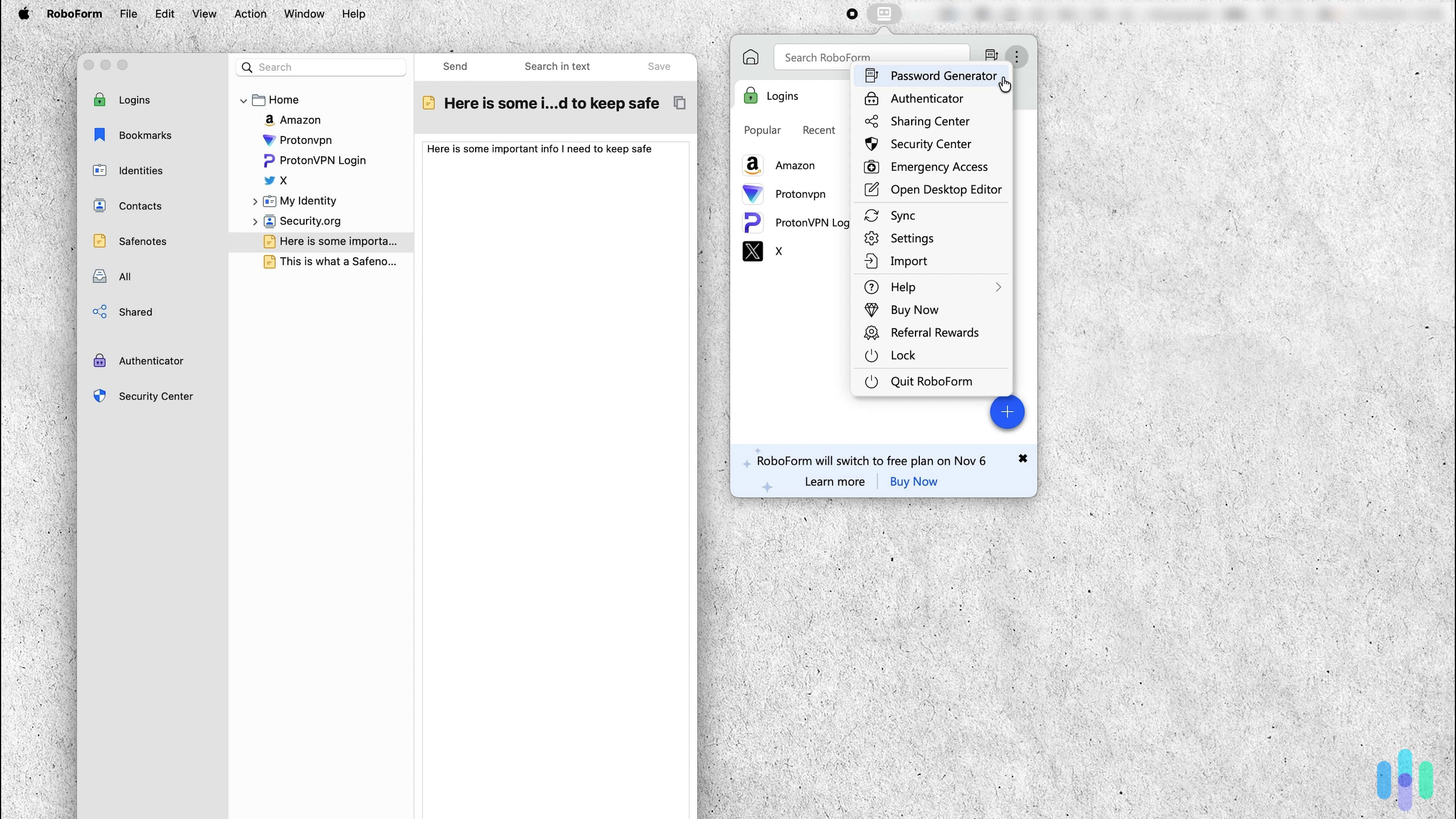RoboForm’s recently updated Mac desktop app offers all the same features as their browser extensions RoboForm’s recently updated Mac desktop app offers all the same features as their browser extensions