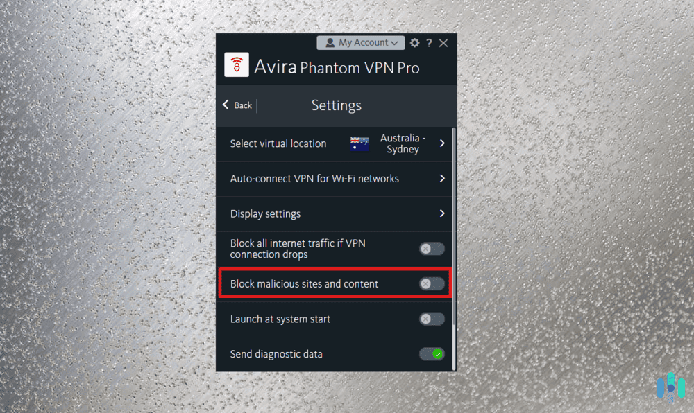 Avira Phantom malicious site blocking Avira Phantom malicious site blocking