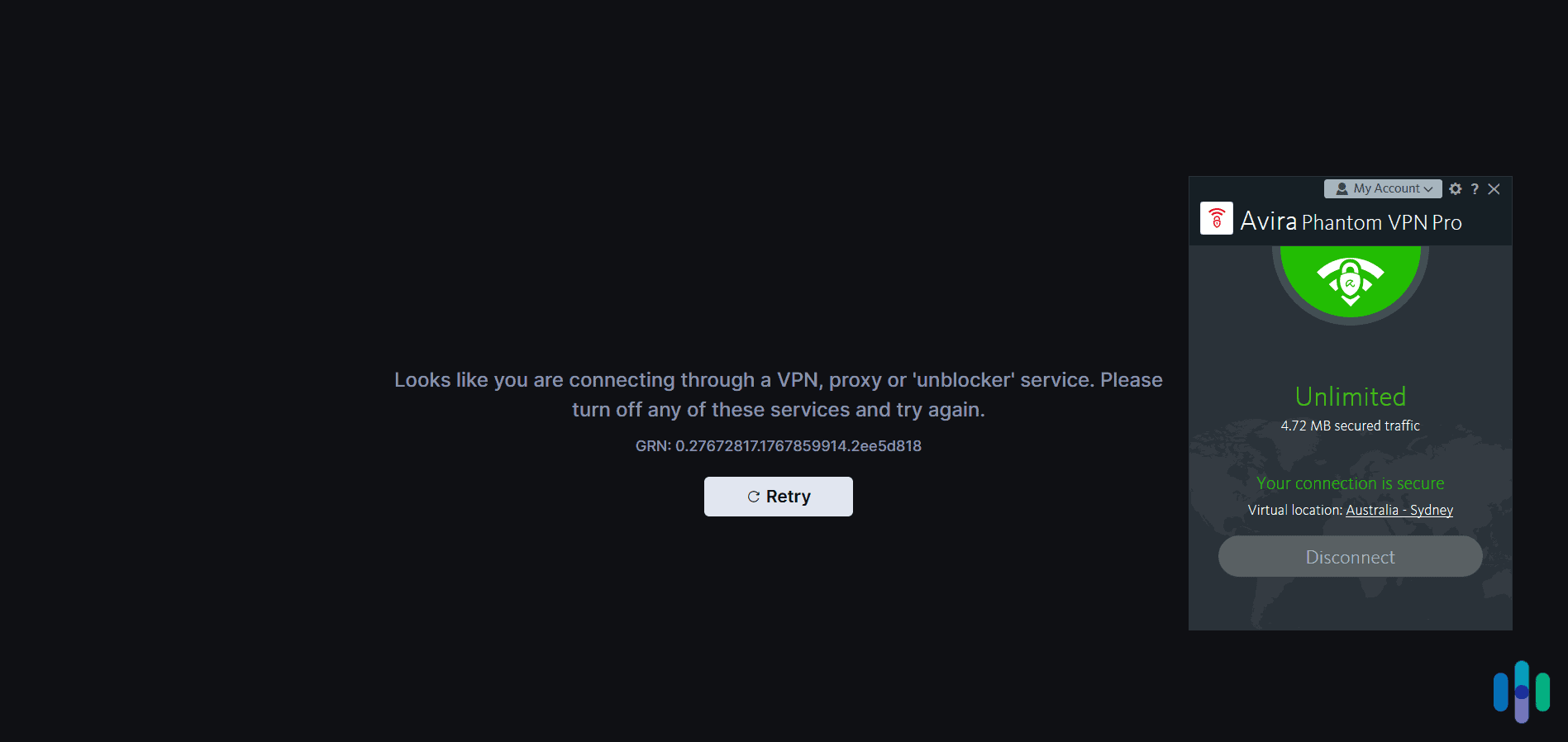 Disney Plus prevented us from accessing our shows because it detected Avira Phantom Disney Plus prevented us from accessing our shows because it detected Avira Phantom